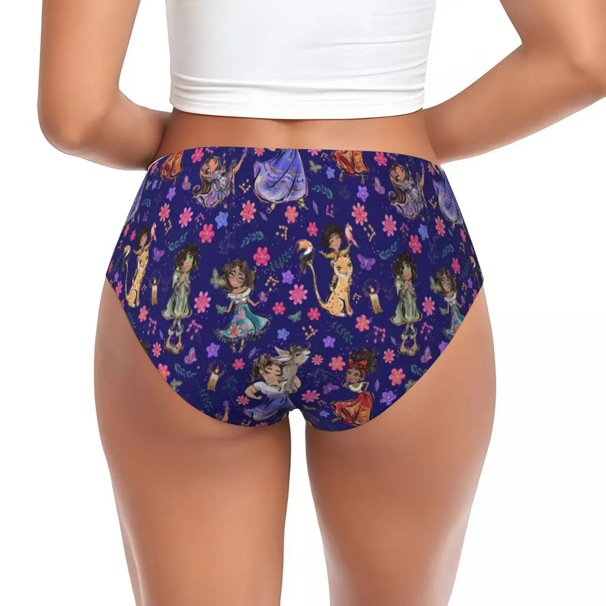 Custom Women Encanto Mirabel Cartoons Moive Brief Panties Female Comfort Underwear Underpants