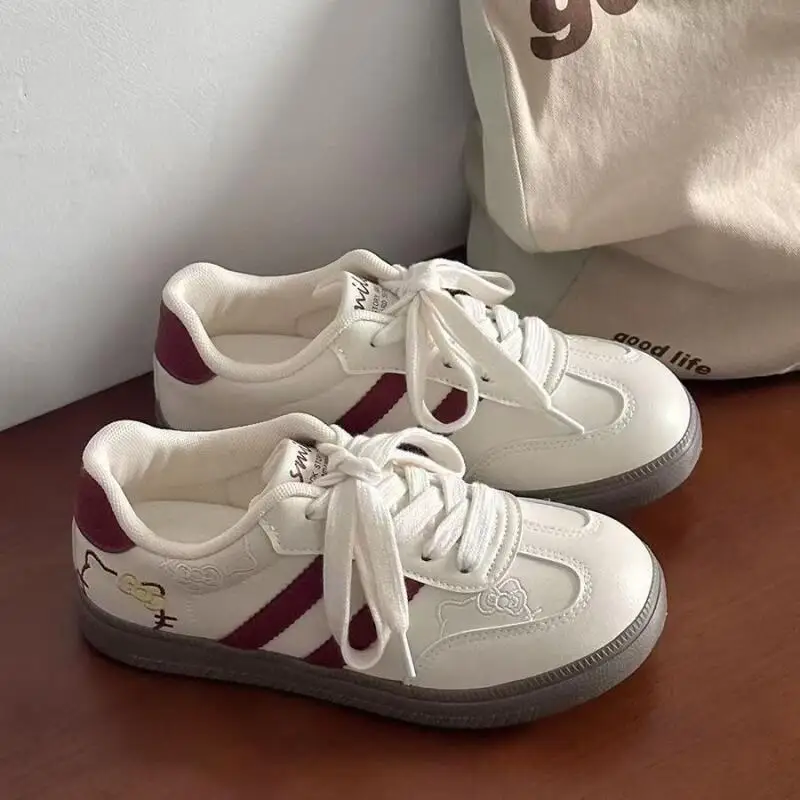 

Girls Spring and Autumn New Moral Training White Shoes Korean Style Female Student Sneakers Sports Casual Fashion Forrest Shoes
