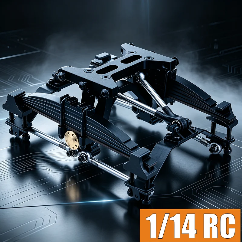 1:14th Scale Metal Rear Suspension Shock Absorber for Tamiya RC Truck for SCANIA 770S R620 for VOLVO FH16 ACTROS AROCS Car