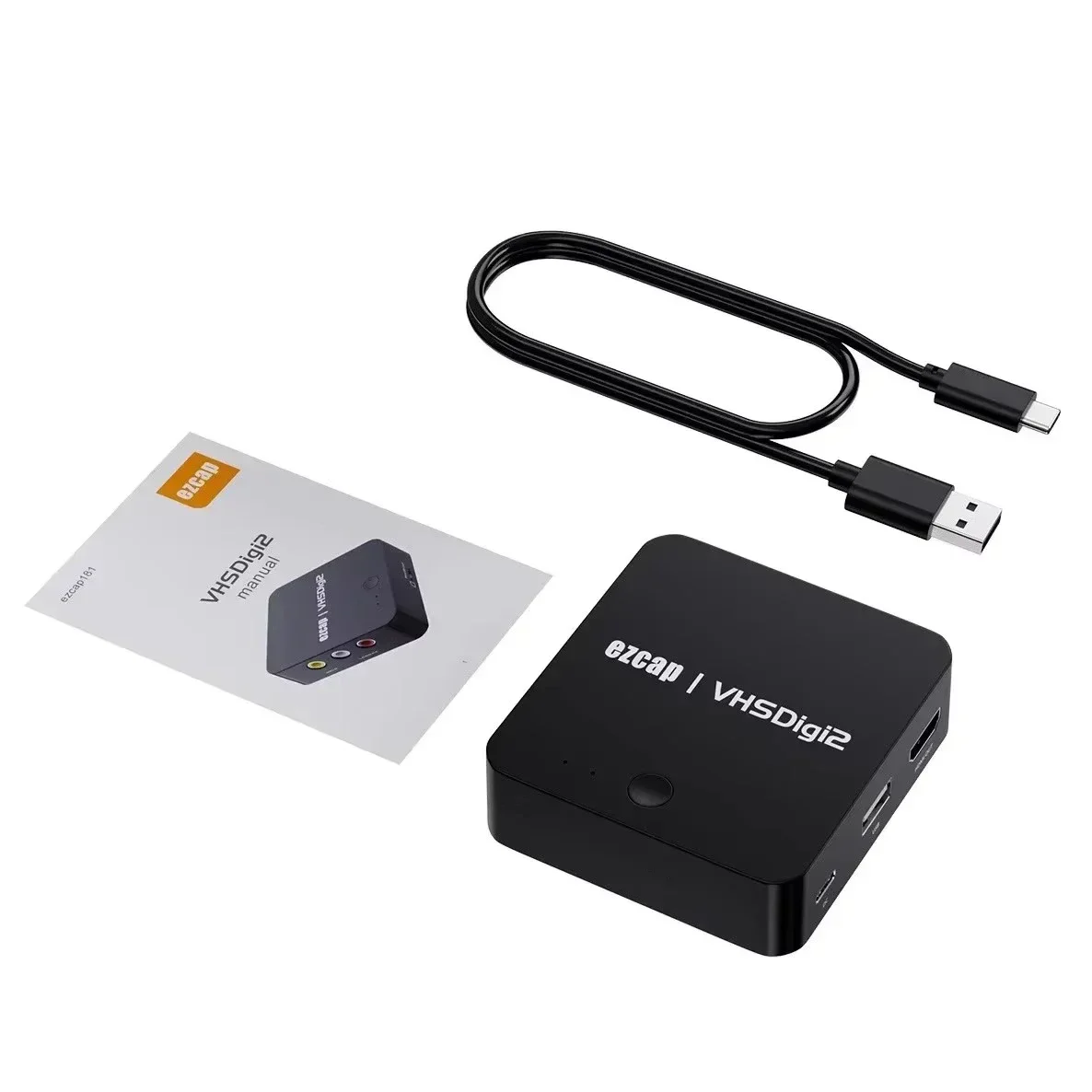 Ezcap181P Analog VHS To Digital MP4. Video Recorder AV Video Capture Card for U Hi8 VCR DVR Camcorder Tape Digitizer To U Disk