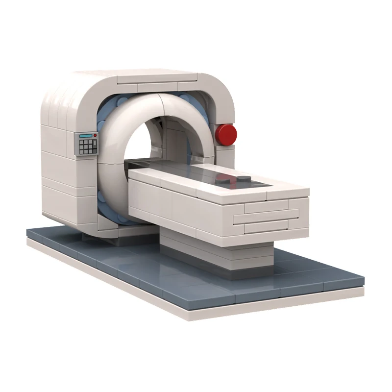 Street View Model MOC Building Bricks Radiation Therapy Equipment Modular Technology Gifts Holiday Assemble Children Toys Suit