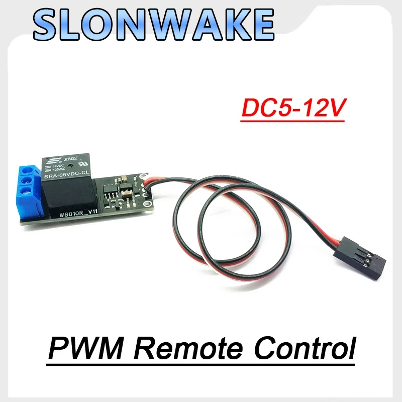 1 шт., 1 направленный релейный переключатель ШИМ, 3,3-5 В/5-12 В, 20 А, модуль электронного контроллера, модель «сделай сам», универсальный релейный переключатель для РУ дрона