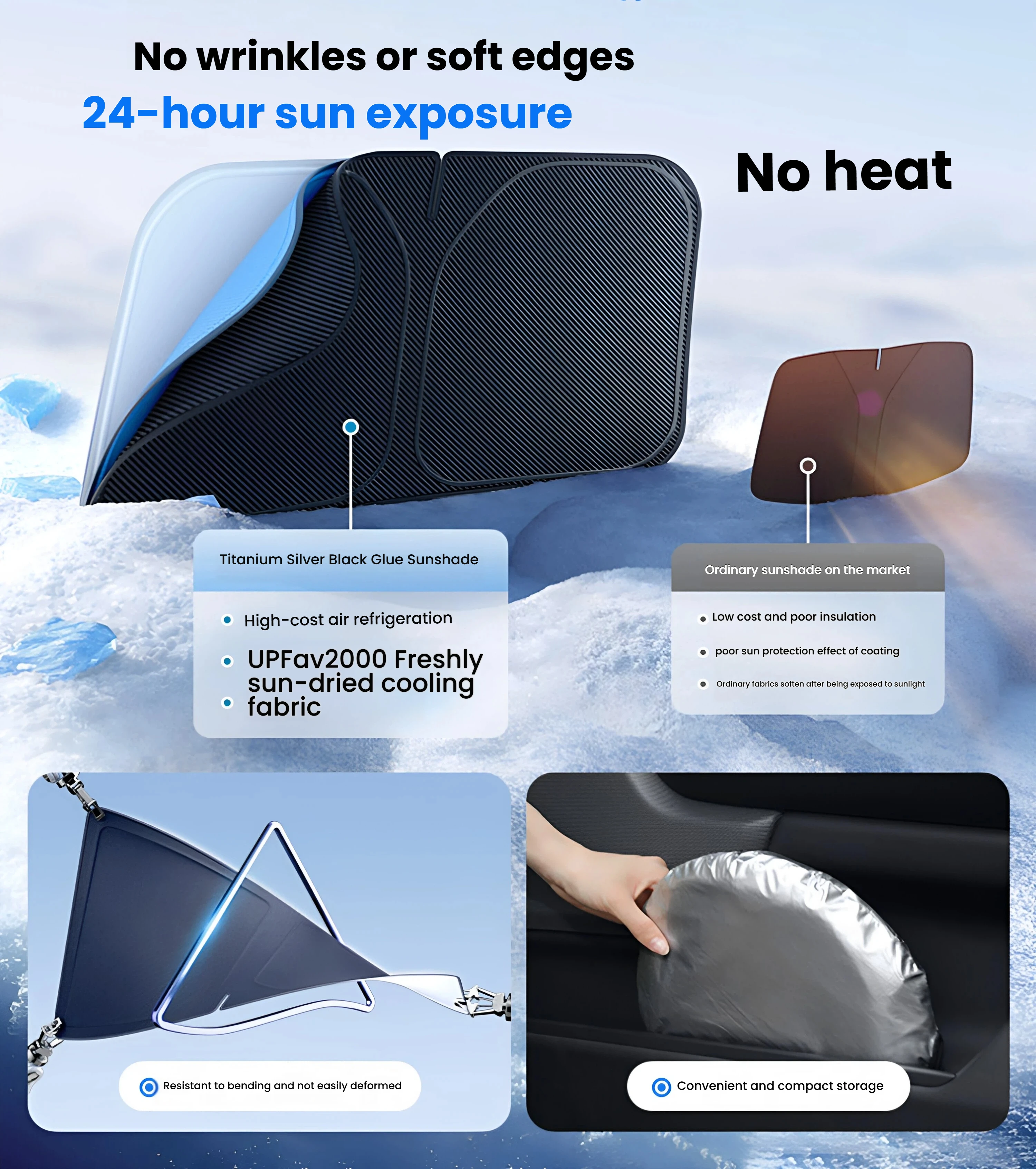 Protetor solar para pára-brisa - Car Accessories In Store avaliação e preço