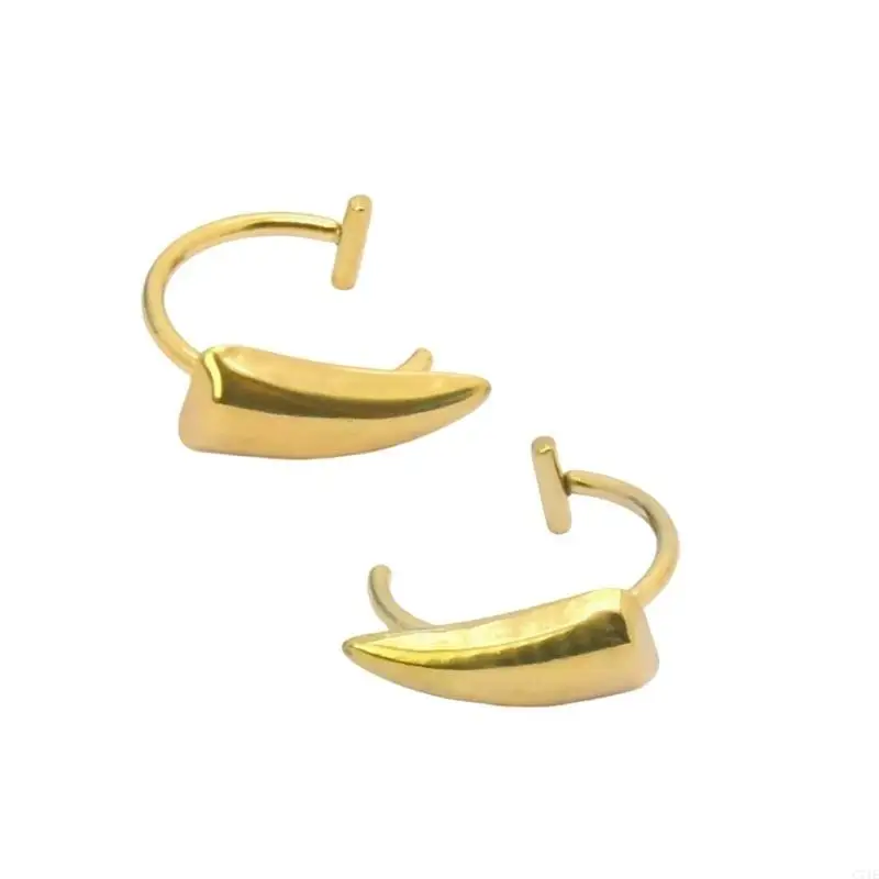 

Halloween Fake Body Piercing Jewelry Fang Lip Cuffs No Piercing Lip Rings