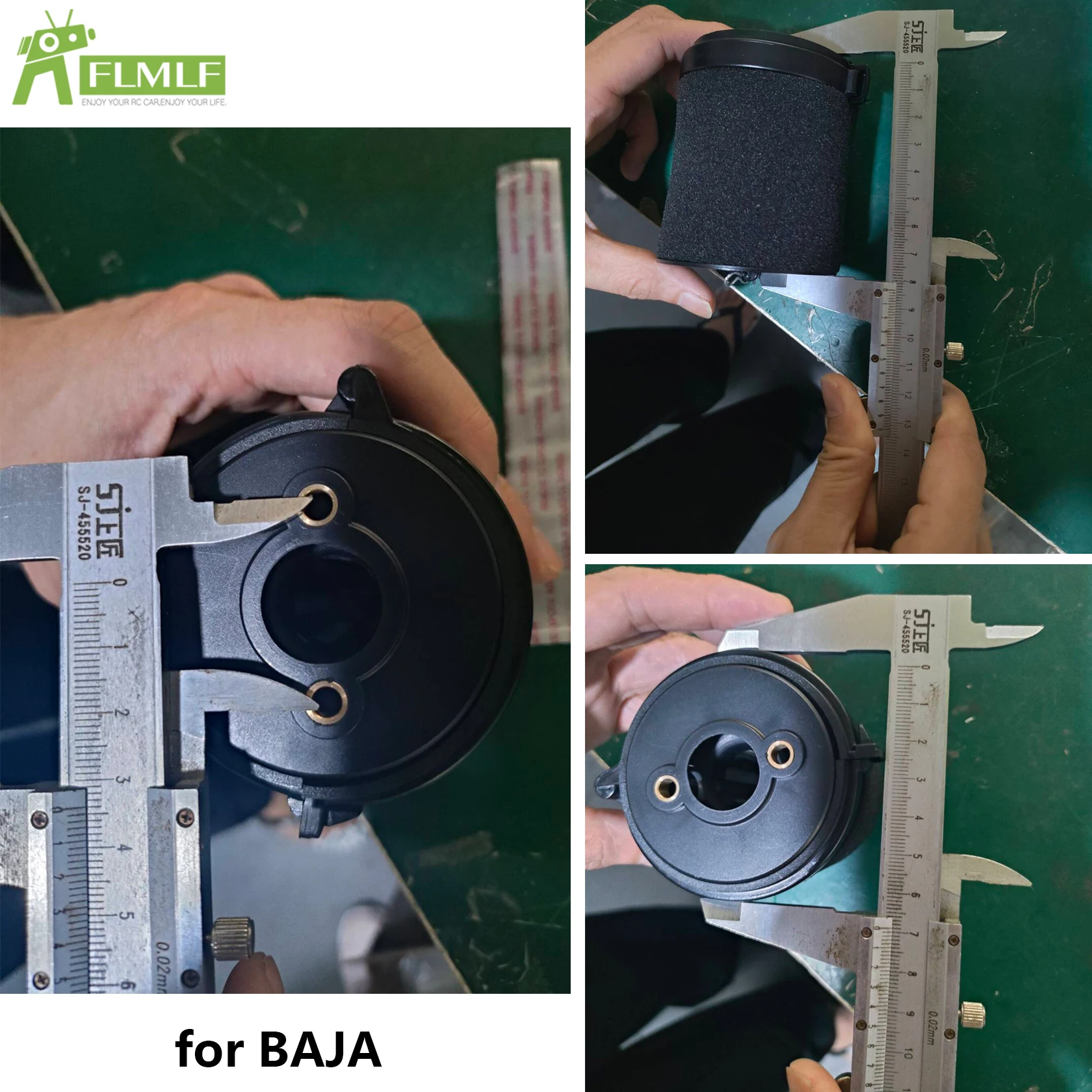 Plastic Luchtfilter of Schuimfiltratie Katoen Kit Fit voor 1/5 HPI ROFUN BAHA ROVAN KM BAJA 5B 5T 5SC Losi 5ive T Rc Auto Speelgoed Onderdelen