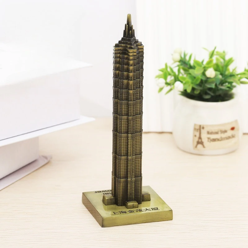 

Shanghai Landmark Office Desktop Ornaments Crafts China Travel Souvenirs Figurines Home Decoration House Model Festive Gift