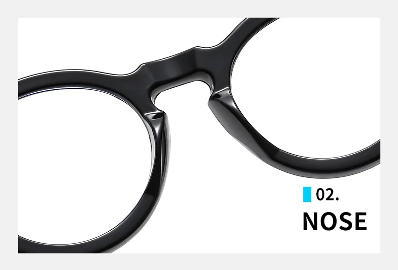 Vintage Runde Photochrome Myopie Brille Modedesigner Männer Frauen Outdoor Farbwechsel Fahren Kurzsichtige Brillen -1,5-2,0 – Detail 11