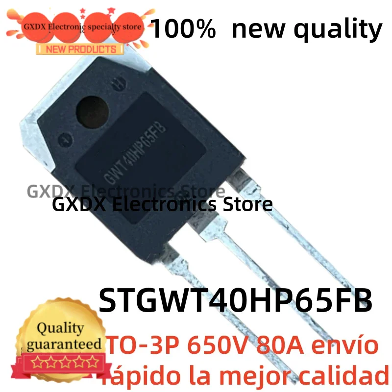10-20-30-50 pcs/lot 100% new TO3P GWT40HP65FB STGWT40HP65FB TO-3P 650V 80A fast shipping best quality