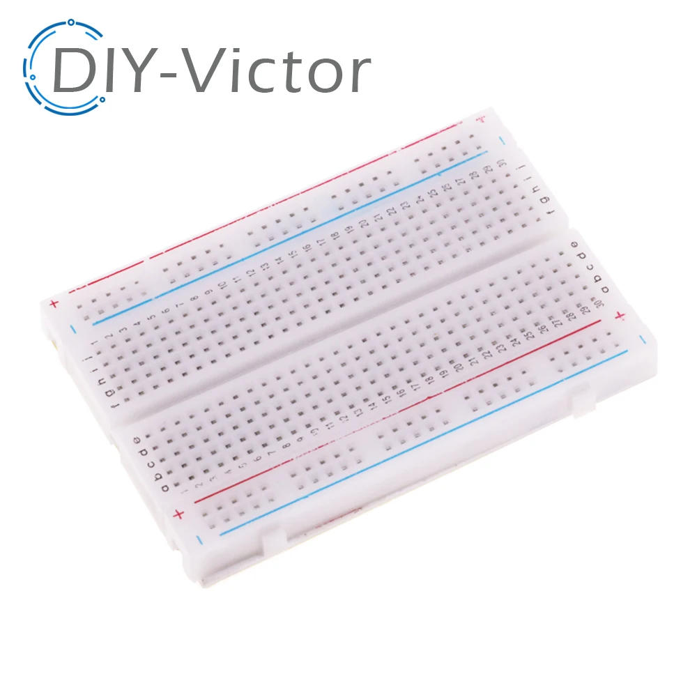 Suq 1 Pcs New 400 Tie Points Solderless PCB Breadboard Mini Universal Test Protoboard DIY Bread Board for Bus Test Circuit Board