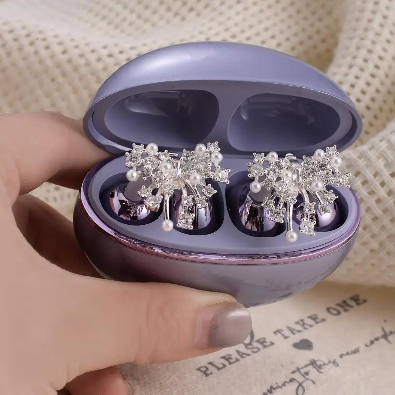 New 1Pcs Fashion Bluetooth Earphone Buckle Headphone Decoration Clip Ear Jewelry Accessories Removable Earbud Accessories view 2