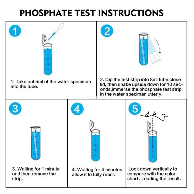 Drinking Water Safety Test Water Test Phosphate Contamination Quickly Check Dropship