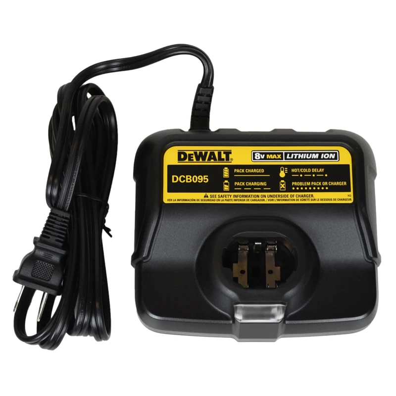 Imagem -02 - Carregador de Bateria de Lítio Dewalt Acessórios para Ferramentas Elétricas Max Luz Indicadora Led Tensão de Entrada 220v Dcb095 8v