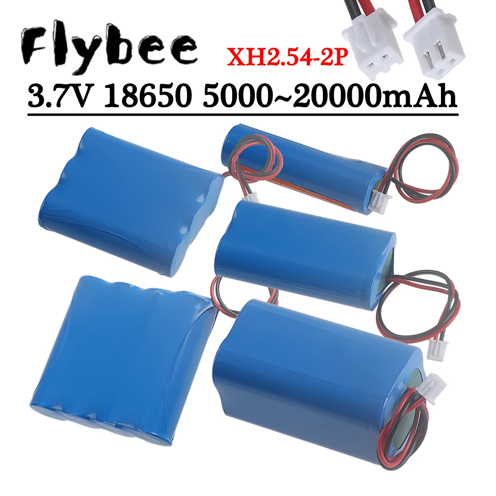 3.7V 18650 Lithium Battery 5000-20000mah Rechargeable Battery for Flashlight Bluetooth speaker Hair Clipper Led Light Toy Car