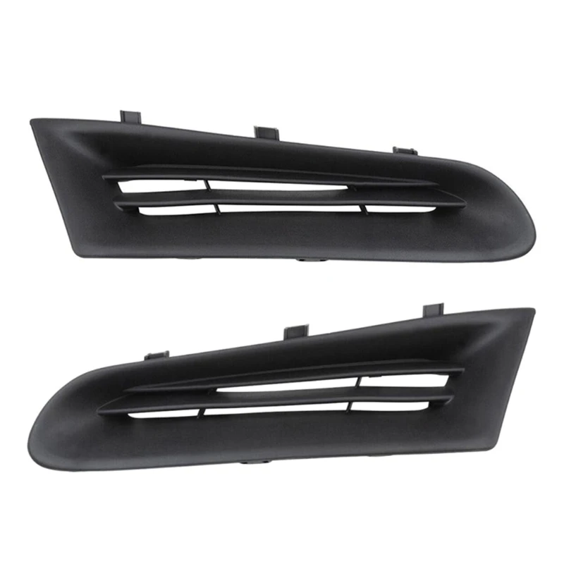 Car Front Bumper Open Vent Grilles for Clio MK3 05-09 Intake Fog Light Grill Cover Replace 7701208684 Left/Right Side