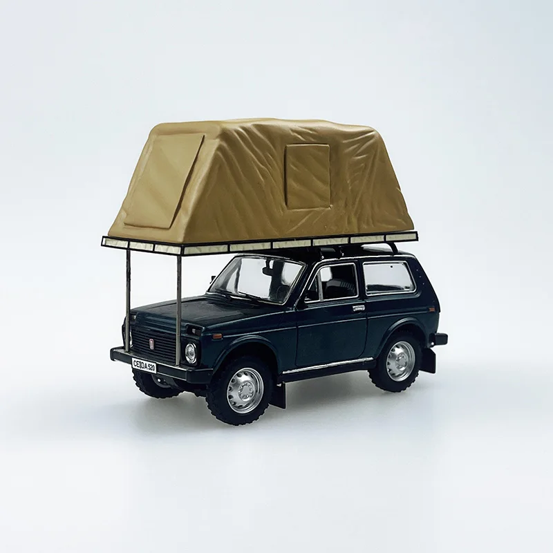 

Diecast 1/43 Scale Lada Niva Camper Alloy Car Model Collection Souvenir Display Ornaments Vehicle Toy