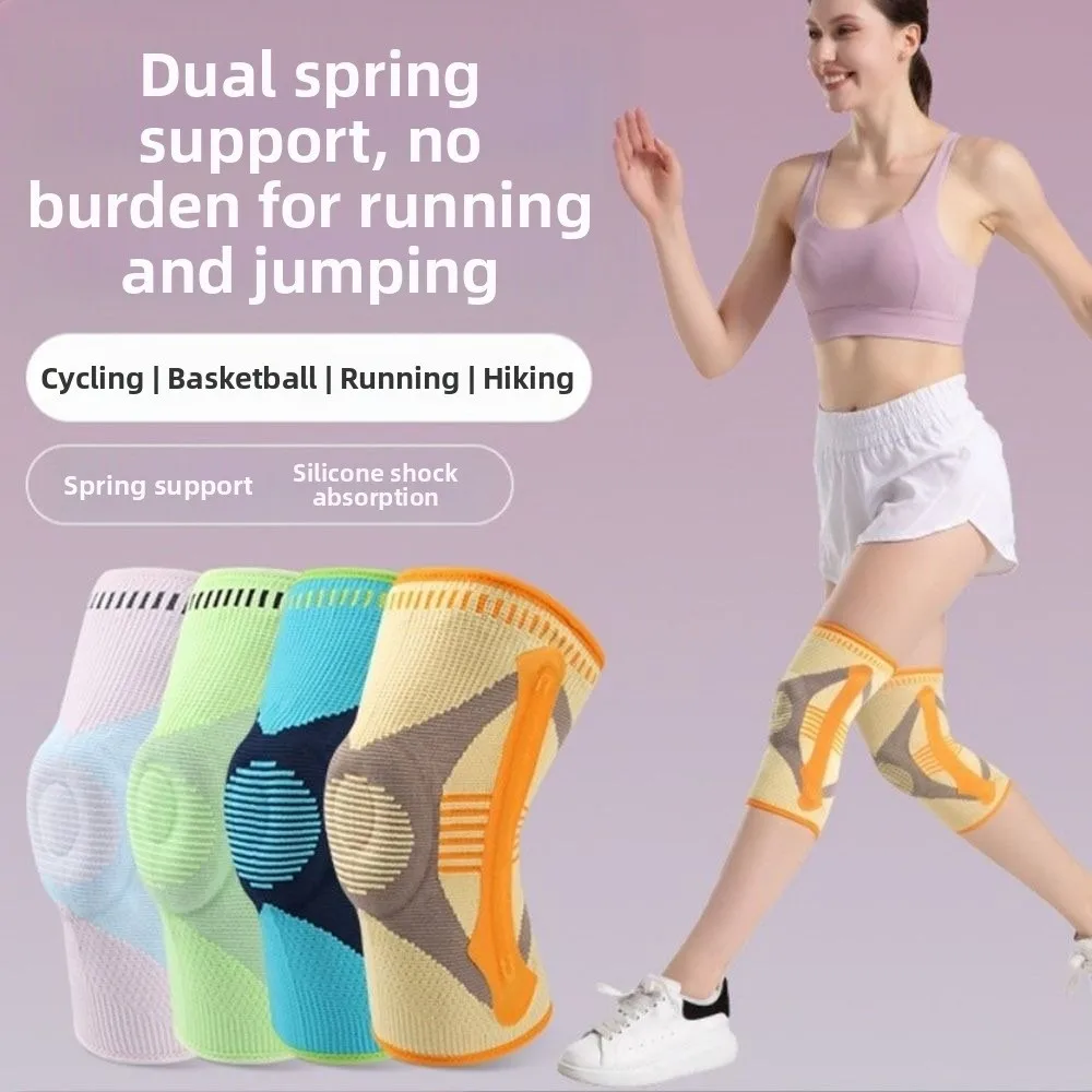 

Anti-collision Sports Knee Pad Shock-absorbing Elastic Knee Sleeves Adjustable Joints Protector Knee Support Brace