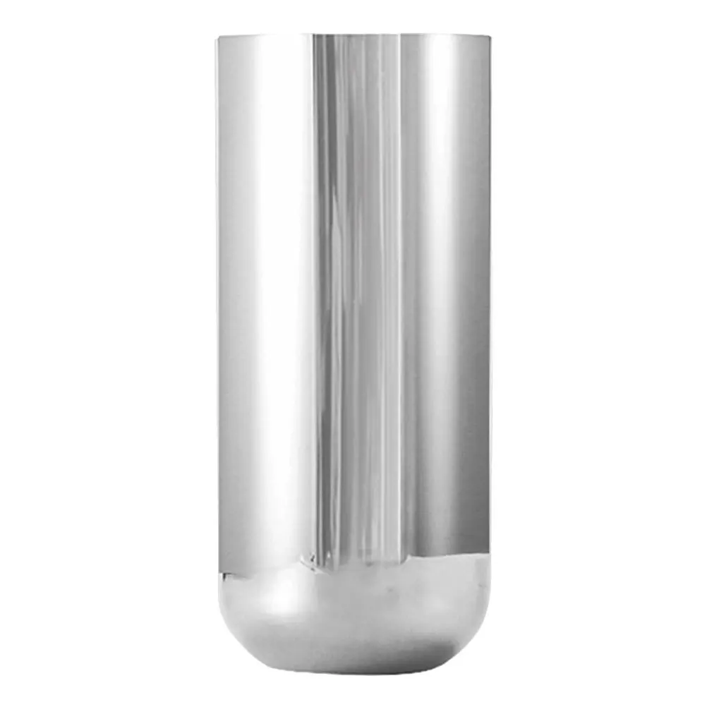 

Modern Tall Stainless Steel Vase for Flower Arrangement Metal Desktop Floor Planter Home Decor Living Room Bedroom