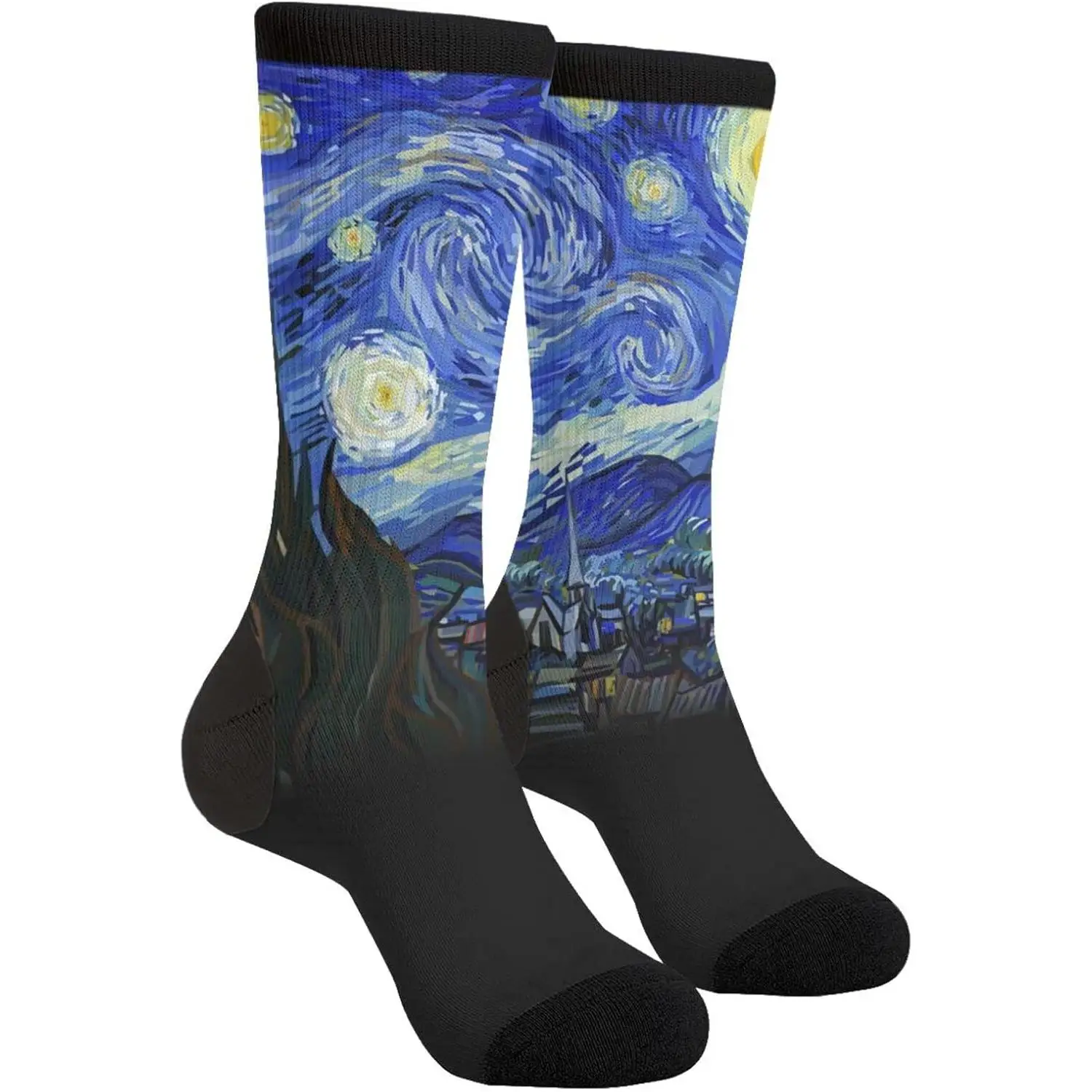 

Novelty Crew Socks Casual Socks Mid Calf Socks For Women Men Harajuku Retro Style Breathable Non-slip Sports