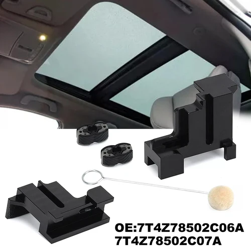 Imagen 1 del producto Kit de reparación de techo solar para Ford Edge 2007-2014, conjunto de rieles guía de techo solar 7T4Z78502C06A, piezas de repuesto