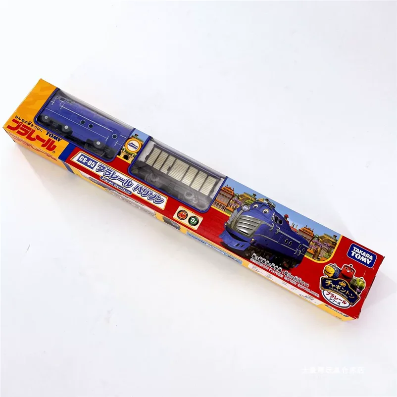 1box Gift box Japanese anime Chuggington Koko toy PVC electric train engine kids  toy