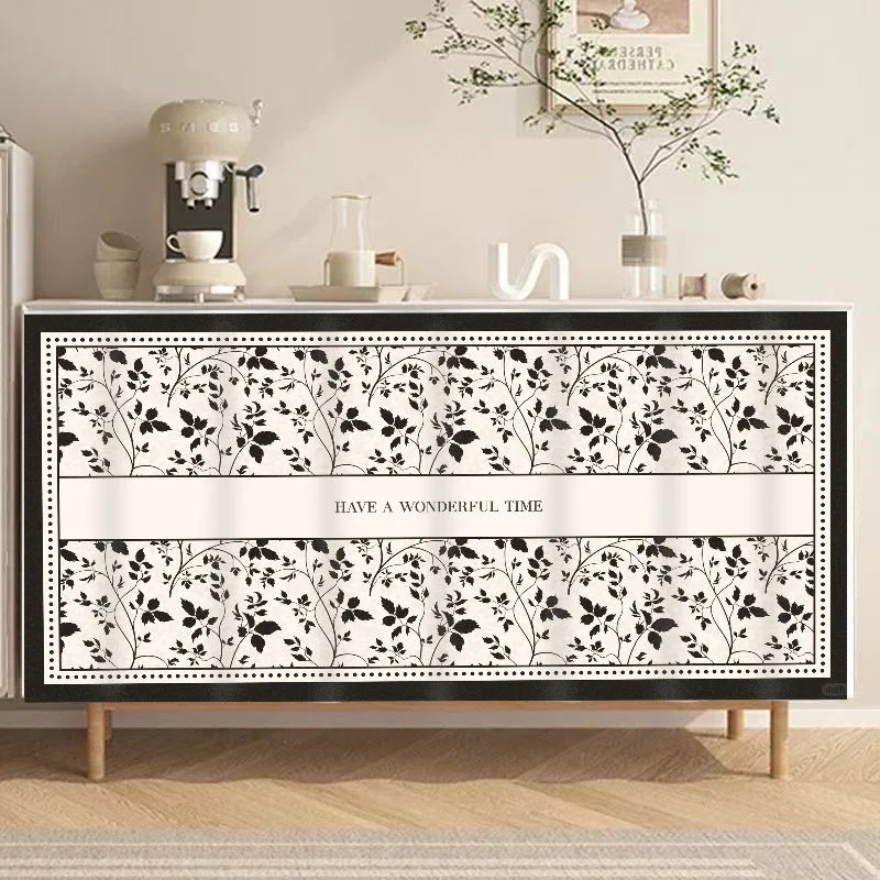 VIKAMA French Retro Cabinet Curtain Kitchen Furniture Privacy Covering Decorative Curtain Dust Curtain Home Decoration