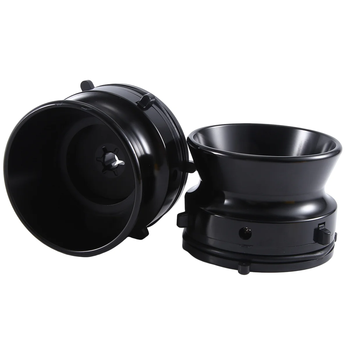 

HOT SALE 1 Pair NAB Hub Adapters Professional Polished Aluminum Alloy 10 Inch Opener for Studer ReVox for Akai for Teac(Black)