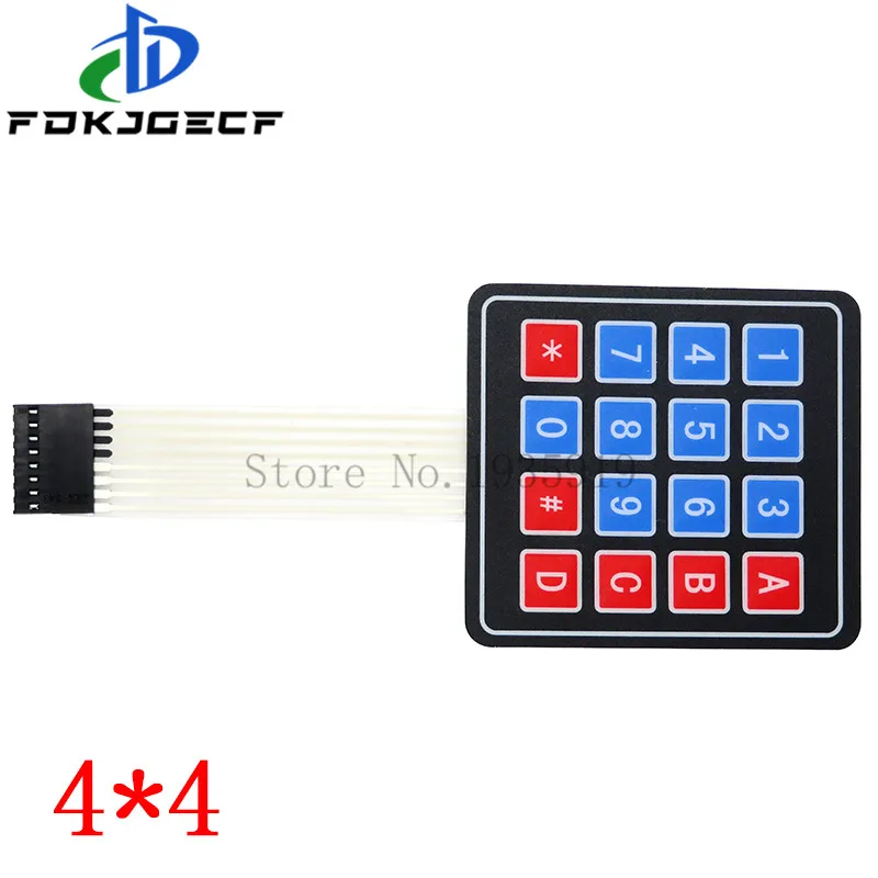 Picture 5: 1*4 3*4 4*4 4*5 Matrix Array/Matrix Keyboard 16 Key Membrane Switch Keypad for arduino 1x4 3x4 4x4 4x5