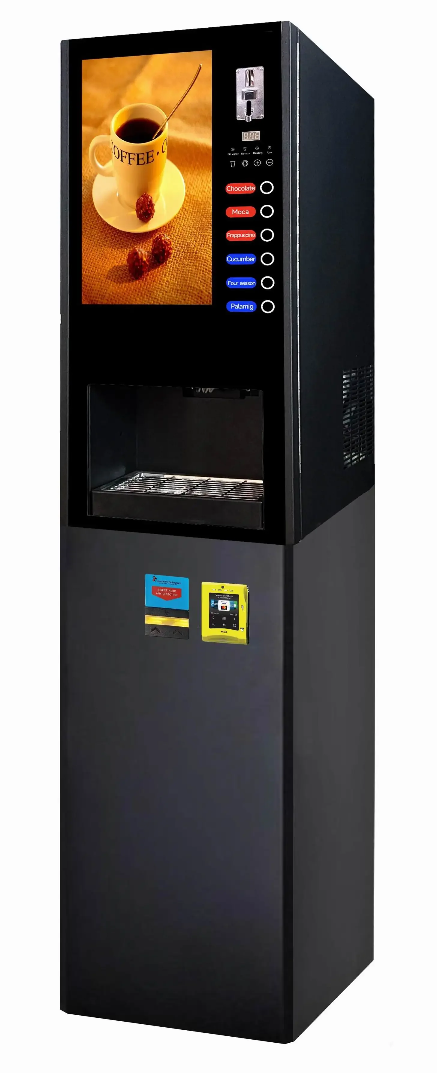 V-30SCT Coin-operated Instant Coffee Vending Machine Hot Cold Coffee Machine For Commercial Use Fully Automatic Vending Machine