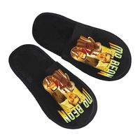 Custom Comedy Mr Bean And Teddy Bear Guest Slippers for Bedroom Women British Sitcom Lovers House Slipper