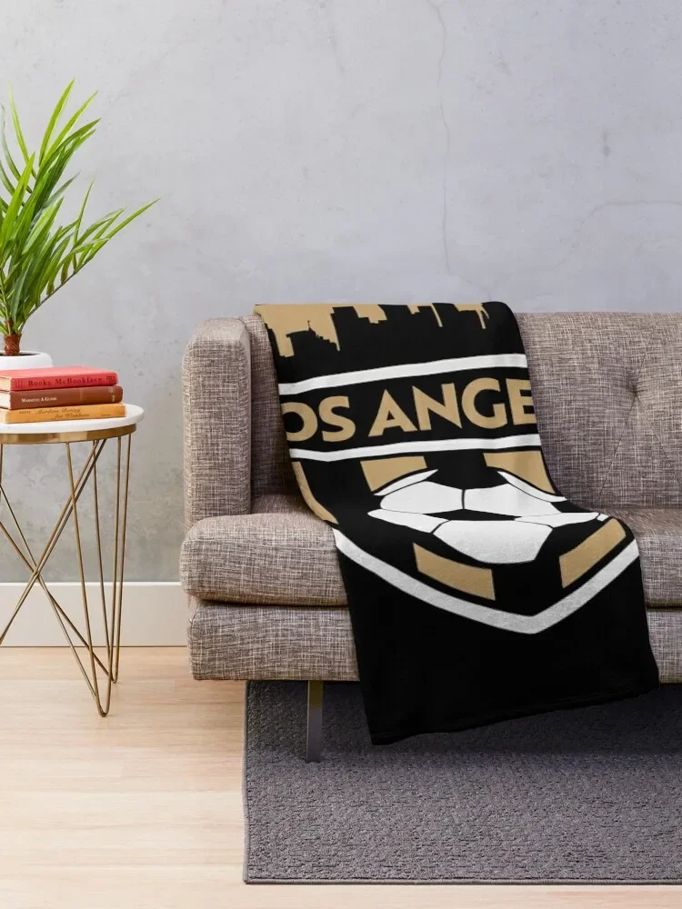 Los Angeles Soccer LA Team FC Futbol Fan Throw Blanket Shaggy funny gift Sofas Hairys Blankets