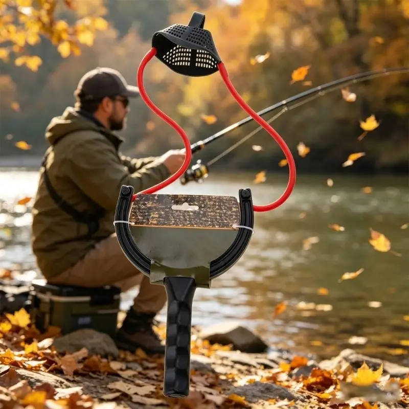 Fishing Catapults Baits Pulling Feeder Fishing Lures Thrower Fishing Supplies  view 5