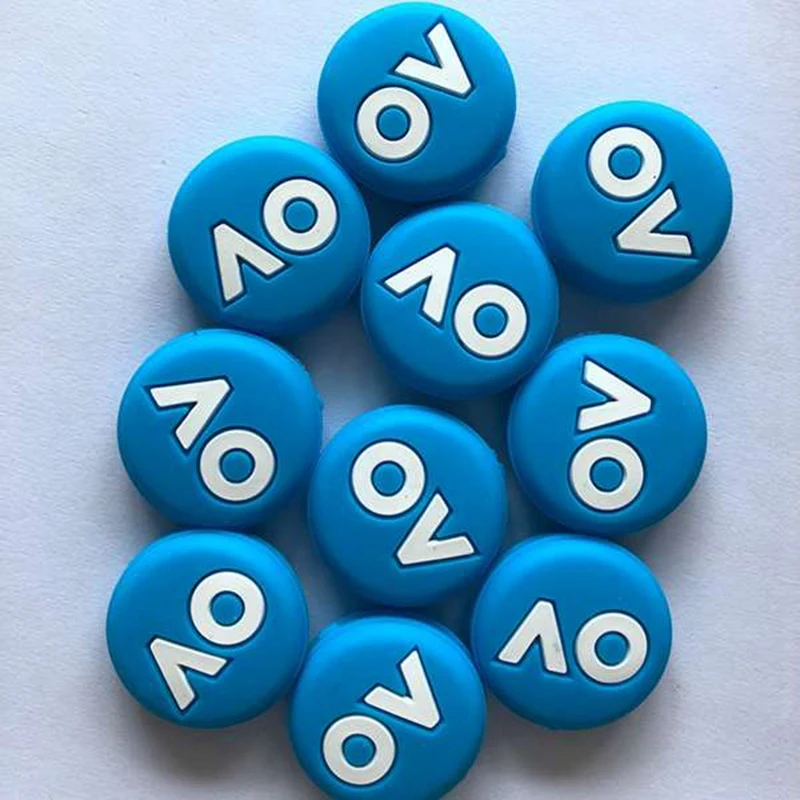 8Pcs Tennis Racket Vibration Dampeners Silicone Anti-Vibration Tennis Racquet Shock Absorber