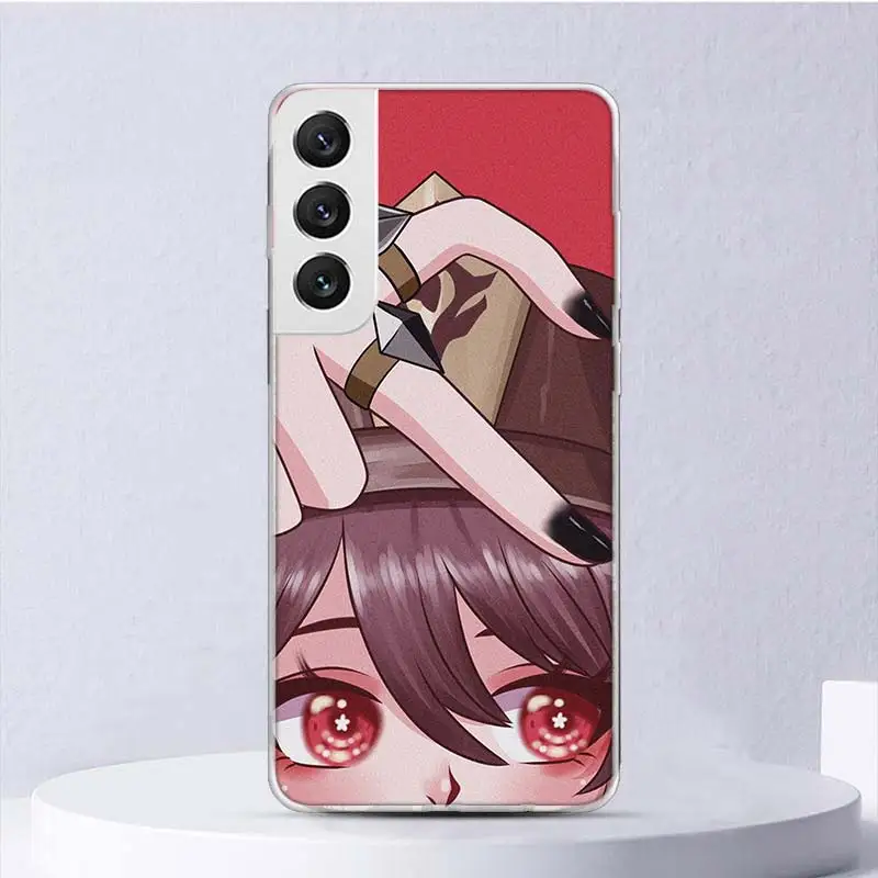 Genshin Love Walnut Soft Case For Samsung Galaxy S24 S23 S22 S21 Ultra S20 FE S10 Plus Phone Cover S9 S8 + S10E Funda Coque