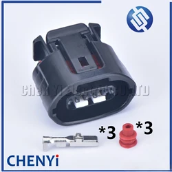 3 Pin Automotive waterproof connector 6189-0442 Female For Nissan Toyota Lexus 1UZ 2UZ Oval Alternator Plug 90980-11349