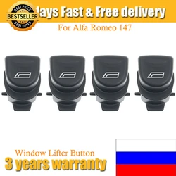 1/2/4Pcs For Alfa Romeo 147 New Window Lifter Button Window Button With Symbol Car Window Switch Button Cap Cover