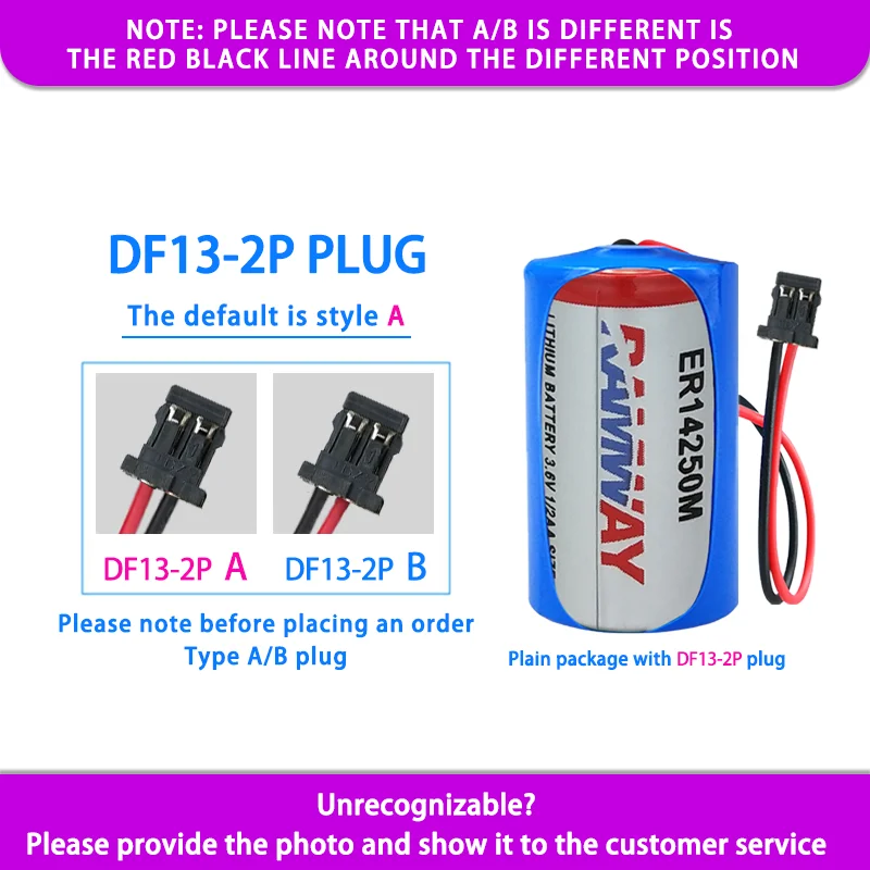 ラムウェイ-煙探知器付きリチウム電池ポンプ,DF13-2Pプラグ付き,サーボプローブ付き,使い捨て,温度制御,er14250m