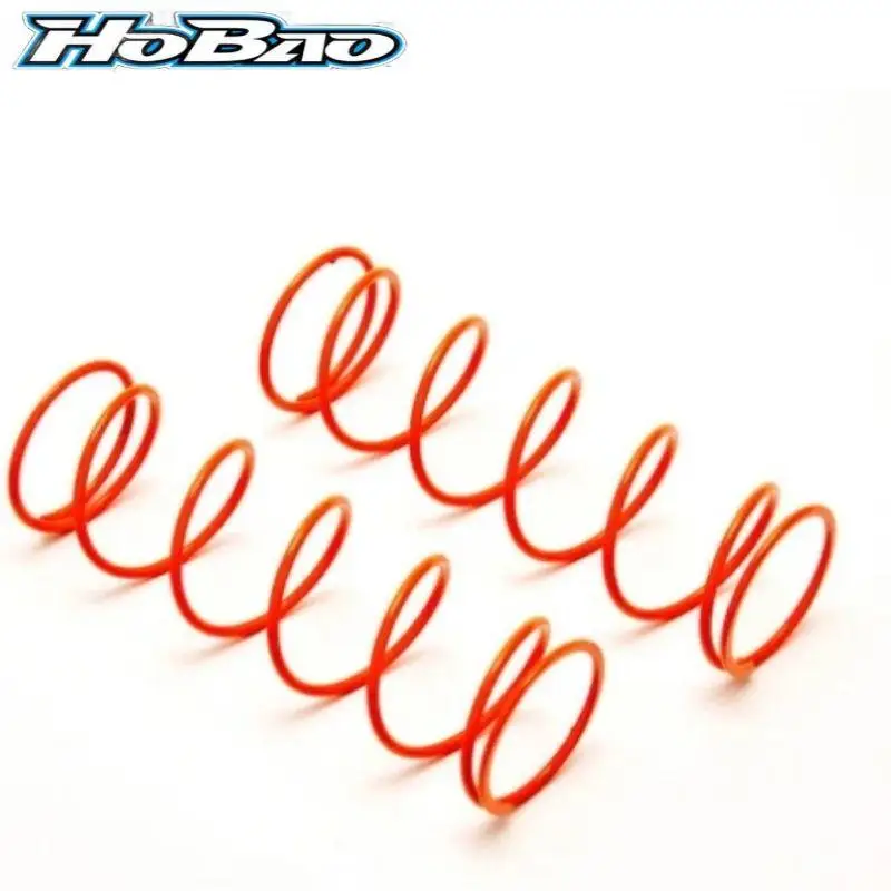 Original OFNA/HOBAO RACING OP-0046 SS REAR SHOCK SPRING-ORANGE, 2PCS For 1/8 HYPER VS BUGGY