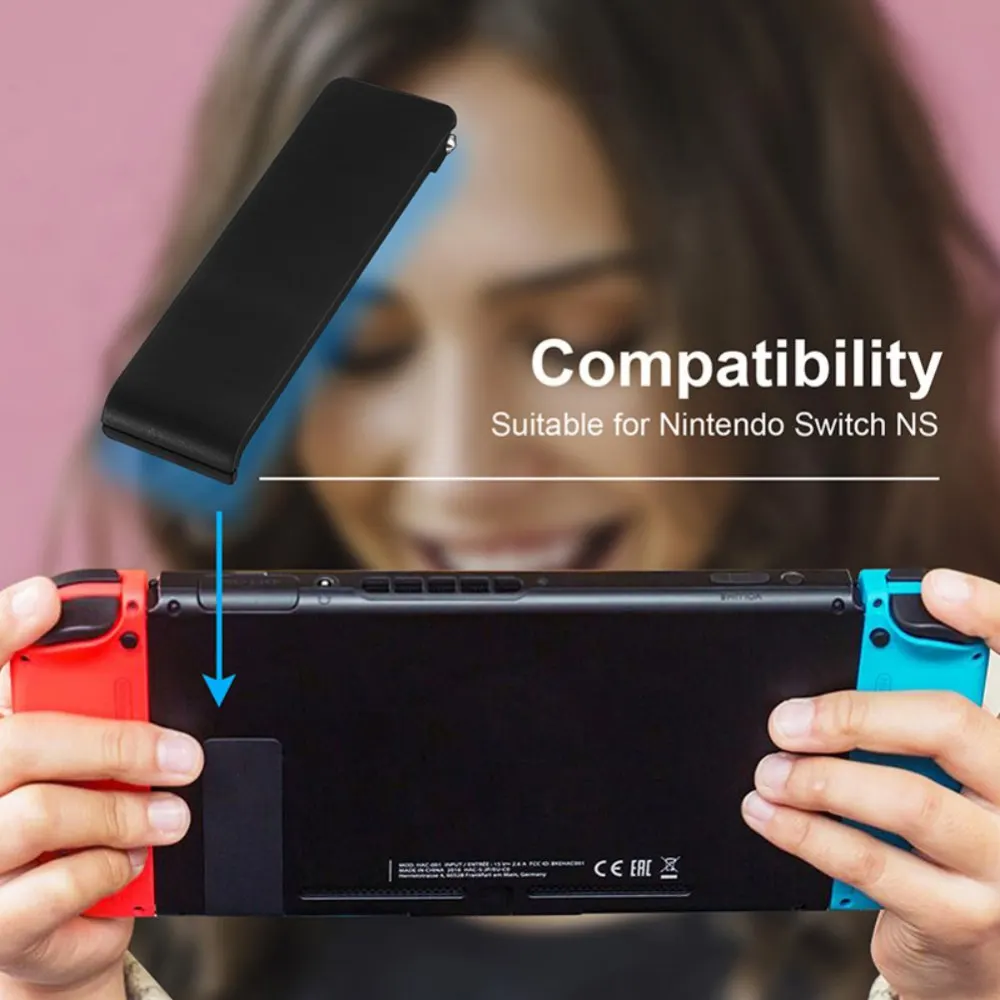 Soporte trasero de repuesto para consola Nintendo Switch, soporte de soporte, cubierta trasera, accesorios de piezas de reparación NS