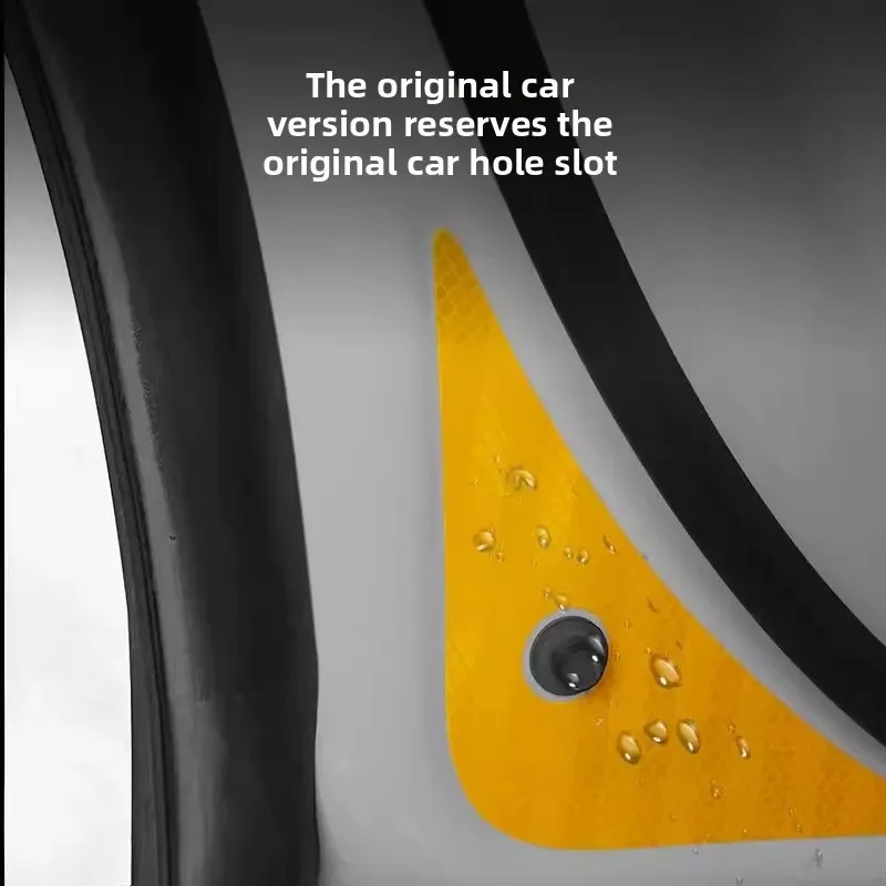 ل Polestar 4 10 قطعة/المجموعة باب السيارة ملصقات عاكسة تحذير السلامة باب السيارة مفتوحة مضيئة عاكسة ملصقات الزخرفية نصائح #4