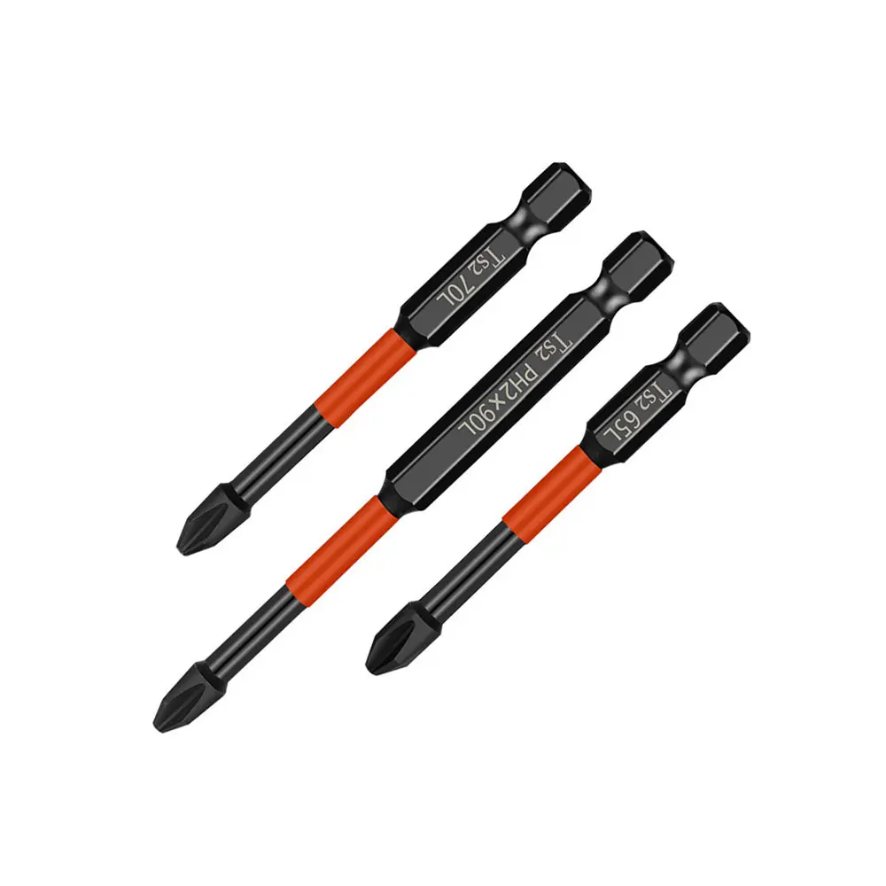 6 pz PH2 Set di Cacciaviti Lotto Magnetico Testa Impatto Forte Croce Elevata Durezza 25/50/65/70/90/150mm Anti antiscivolo Impermeabile