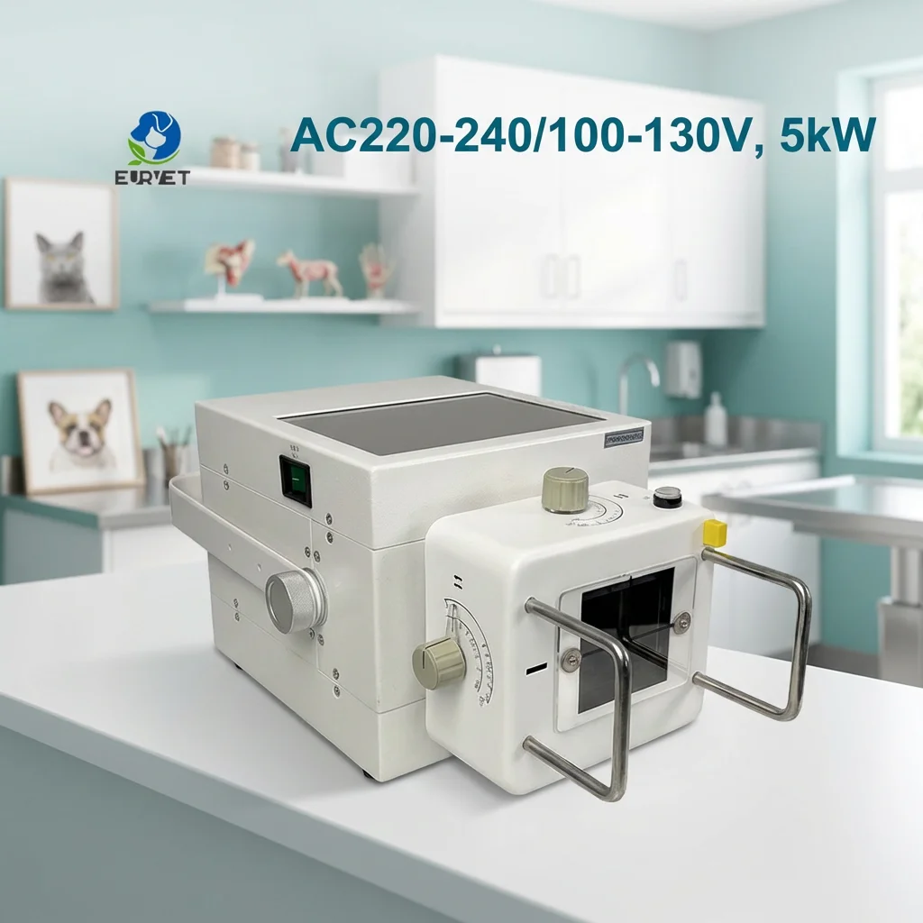 EURVET Factory Price High Frequency Digital Portable Medical Xray Radiology Machine Mobile Digital X-ray Equipment Machine