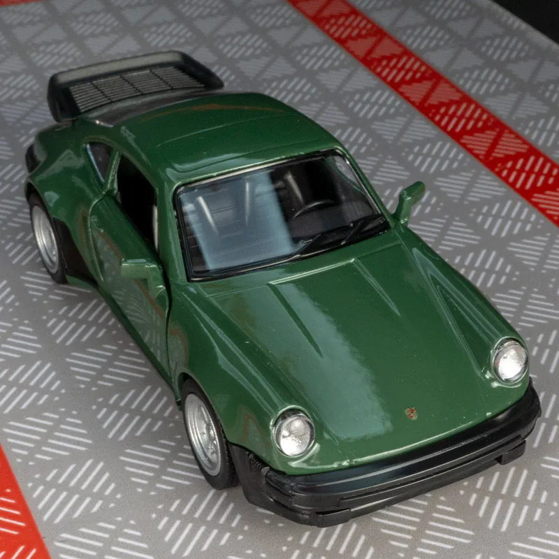 

1:36 моделирование Porsche 911 Turbo 1978 коллекция украшений из сплава с двумя дверцами, которые можно открыть