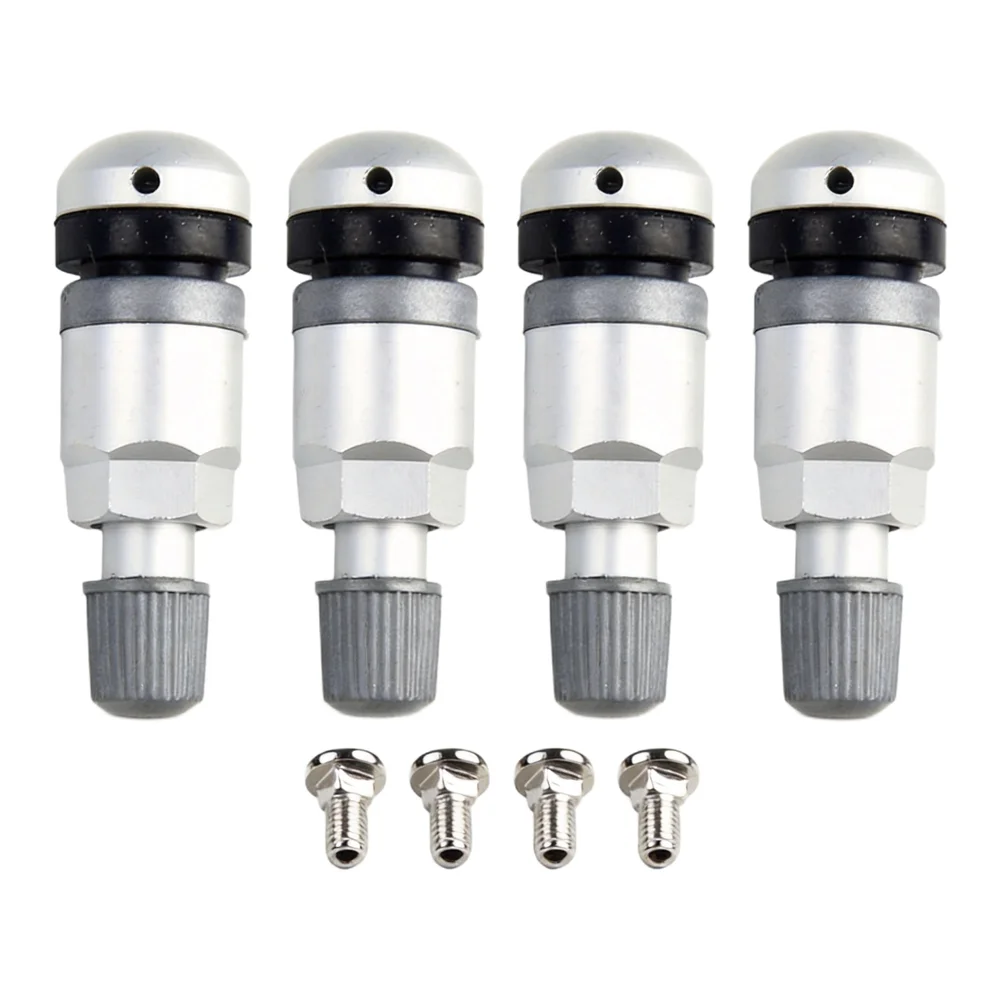 4pcs TPMS Valve Stem Kit For BMW 5 Series Vehicles Supporting Tire Pressure Monitoring All Four Wheel Locations