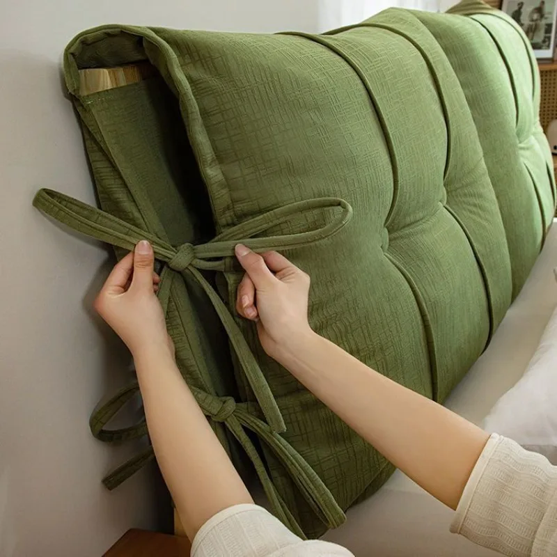 Headboard Backrest Padded Anti-collision Cover Washable Modern Nordic Bedroom Home Decoration Cushion Ornaments Accessories