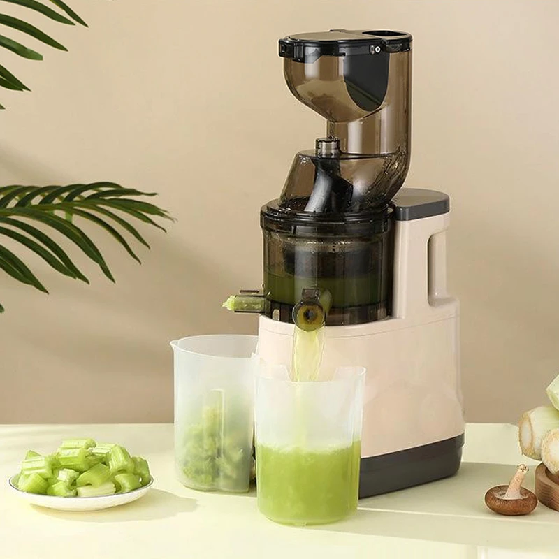 Exprimidor de gran diámetro, exprimidor completamente automático, máquina extractora de jugo de fruta