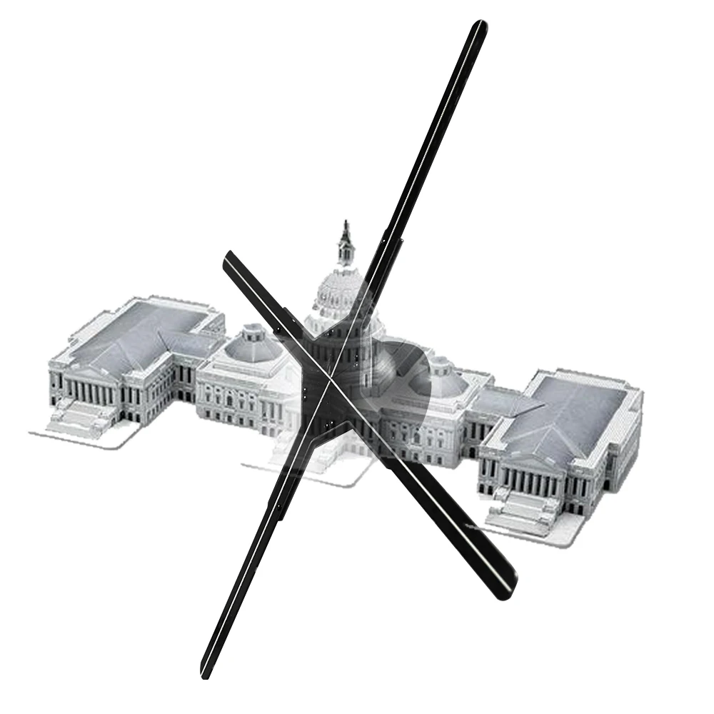 

Super High Hd 65cm 3d Hologram Fan Holographic Display Other Advertising Equipment 3d Hologram Fan