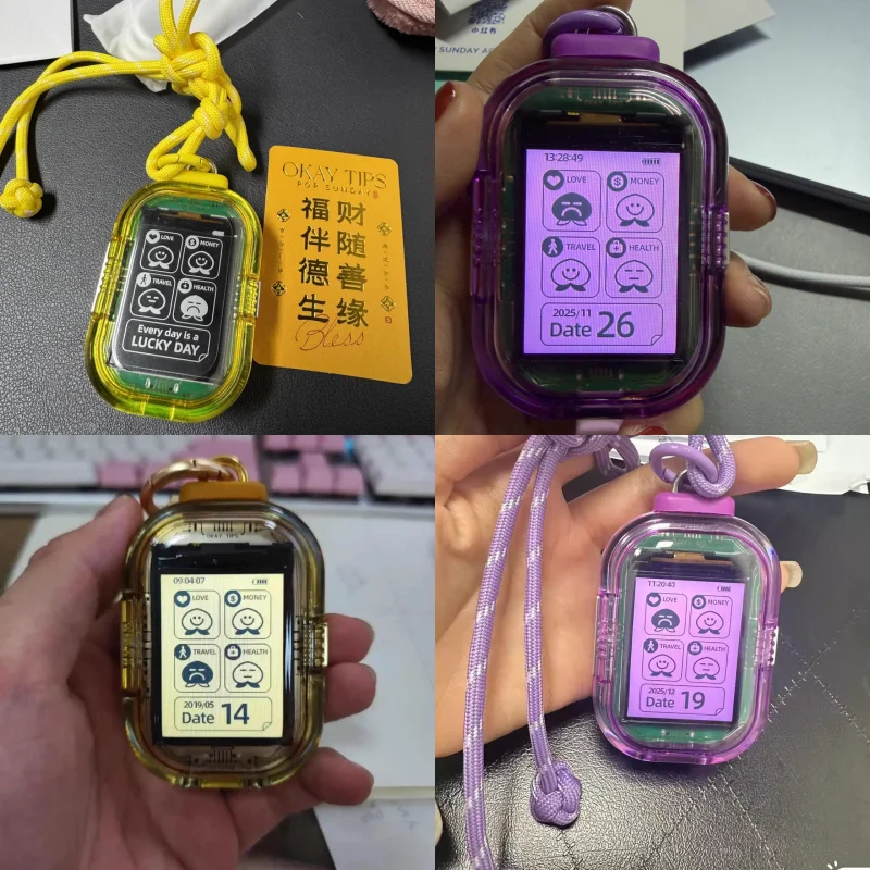 Popsunday Okay Master Cyber Electronic Draw Bag Charm Brelok Ozdoba do Torby Modne Zabawki Prezenty na Nowy Rok i Urodziny