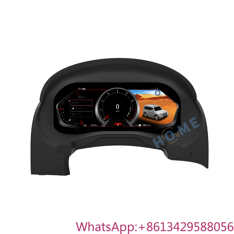 

Digital Dashboard Panel Virtual Instrument Cluster CockPit LCD Speedometer for Mitsubishi Pajero 2008-2018