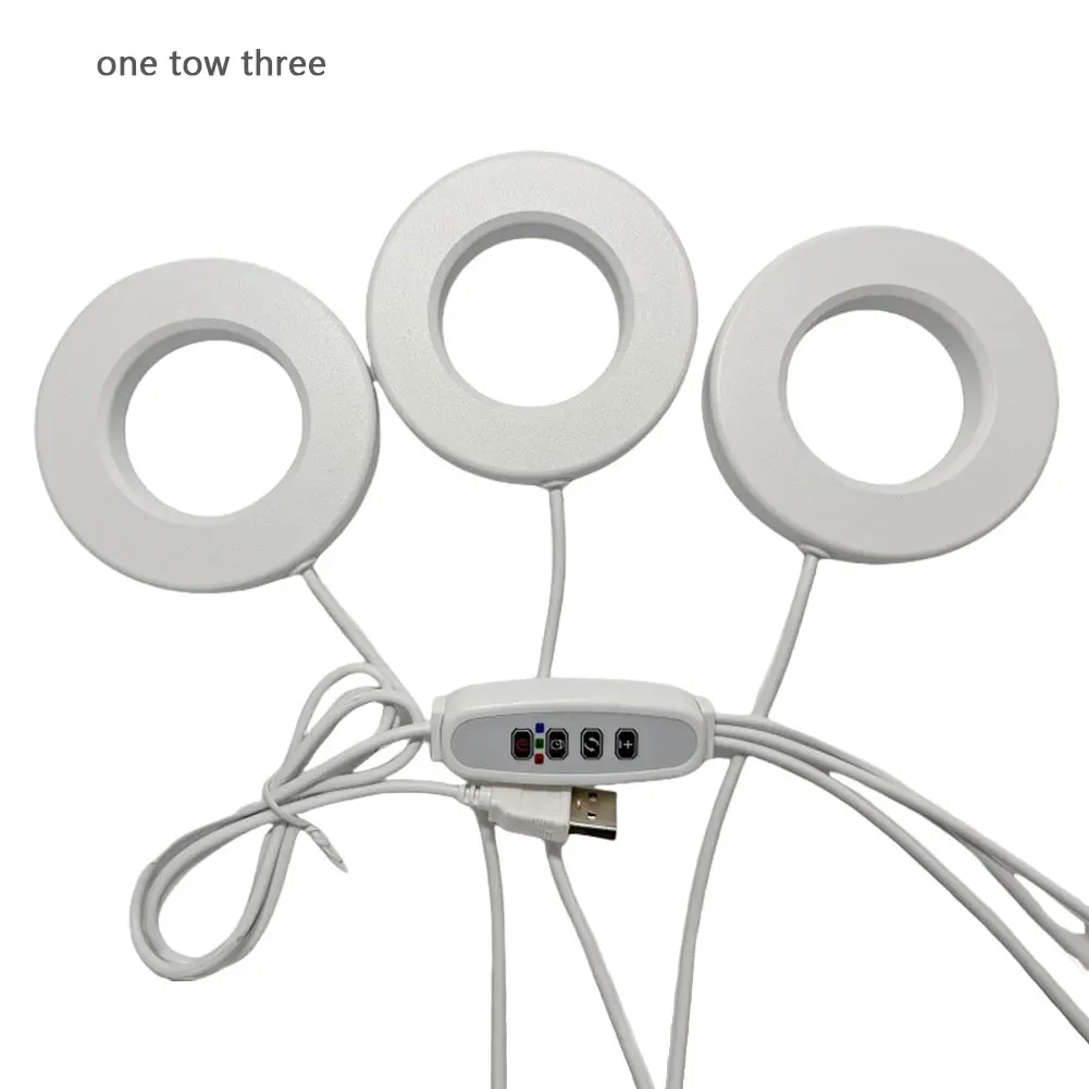 Luce per piante a LED a spettro completo 4 livelli dimmerabili Lampada per coltivazione di piante Lampada per piante sotto l'armadio regolabile in altezza per piante da interno