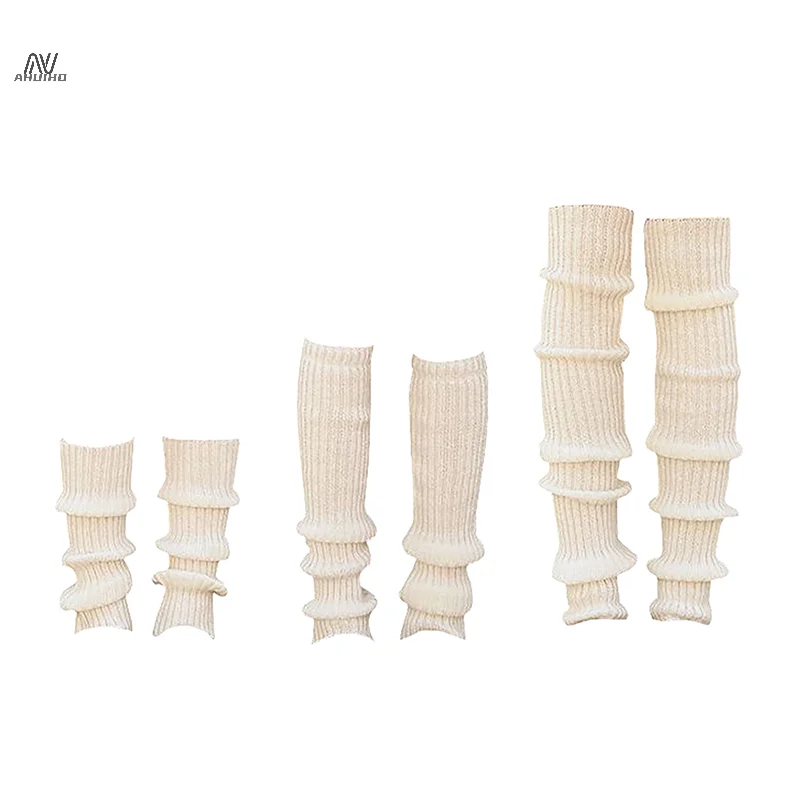 Outdoor Knitted Socks Sets Sweet Warm Thickened Spring And Fall Models Of Mid-Calf Stacked Socks Female